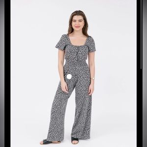 2X Cleo wide leg romper Nwt